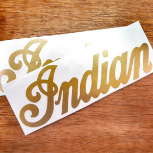 Reproduction Indian Moped  tank decal stickers