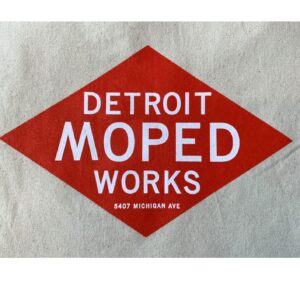 Detroit Moped Works Canvas Totes