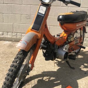 Rare Orange Yamaha U7E motorcycle project – as is