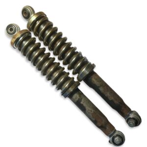 355mm Chrome and Rust Shocks for Mopeds (Used)
