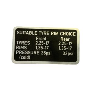 NOS Puch Moped “Tyre Rim Choice” Decal