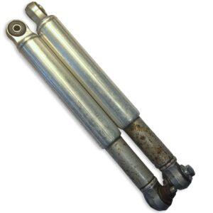 318mm Chrome and Gray Shocks- Rusty (used)