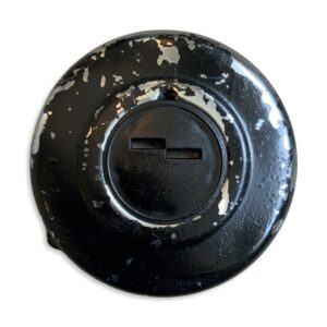 Puch Flywheel Covers- Black Chipping (Used)