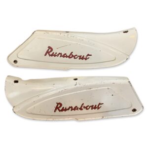 Runabout Side Cover Set For Mopeds-Tan (Used)