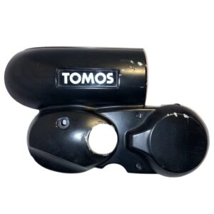 OEM Tomos A55 Right Side Engine Cover w/ Decal- Black- (USED)