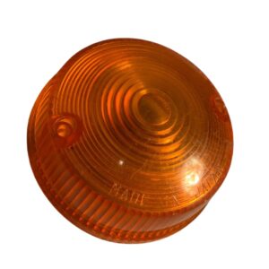 Large Round Turn Signal Cover- Orange- (USED)