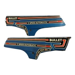 Tomos A35 Bullet Metal Running Board Set- Blue- (USED)