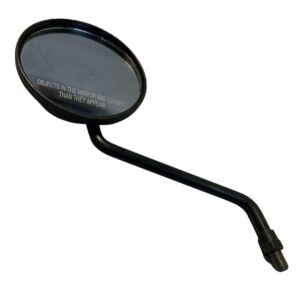 8mm Short Round Mirror- Black- (USED)