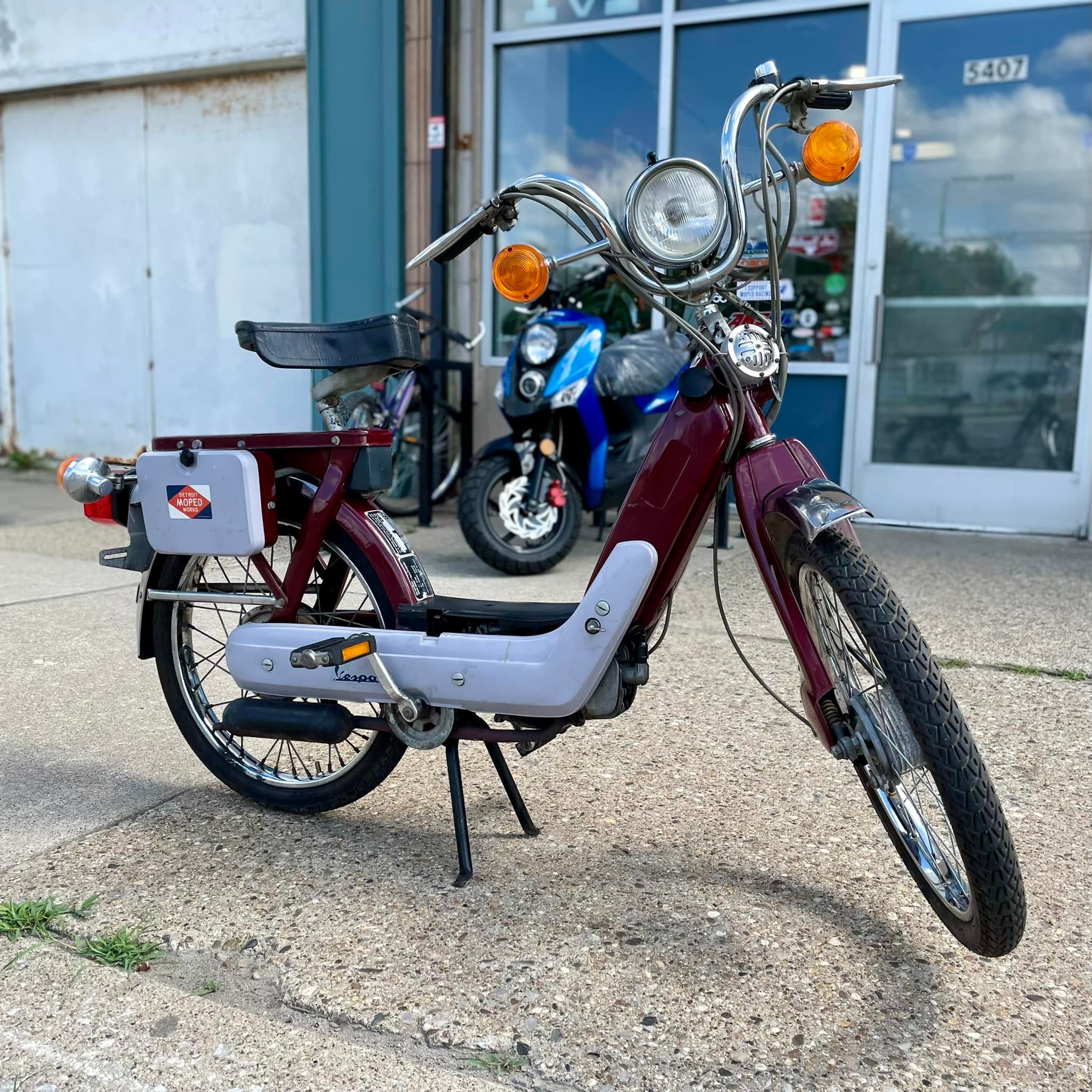 Vespa Piaggio Ciao Supreme 50cc Pedal Moped — Detroit Moped Works