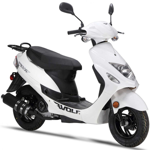 WOLF RX-50 – 40 mph 50CC SCOOTER 49cc Moped Legal Always In Stock!