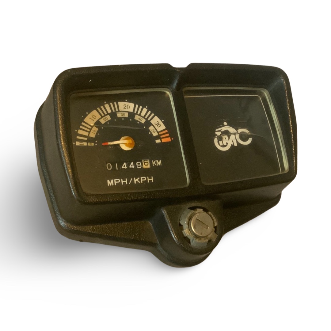 OEM Rectangular Trac Moped Speedometer (USED)