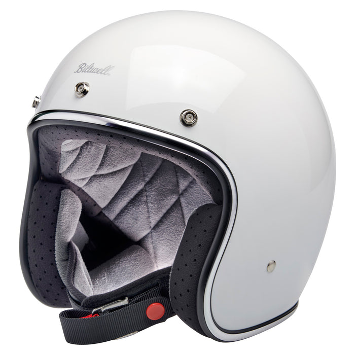 Biltwell Bonanza – Gloss White – Helmet