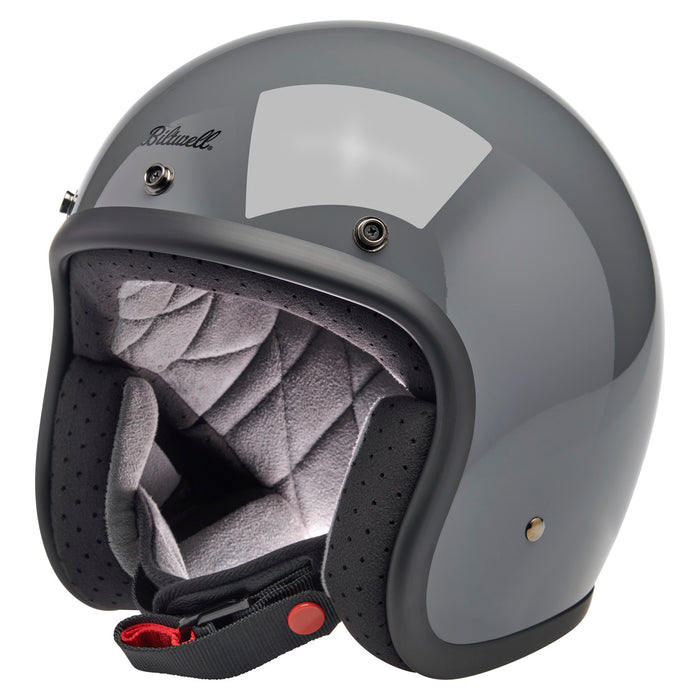 Biltwell Bonanza – Gloss Storm Grey Helmet