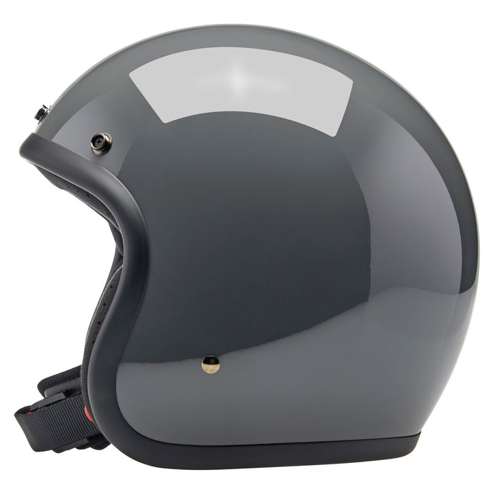 Biltwell Bonanza – Gloss Storm Grey Helmet