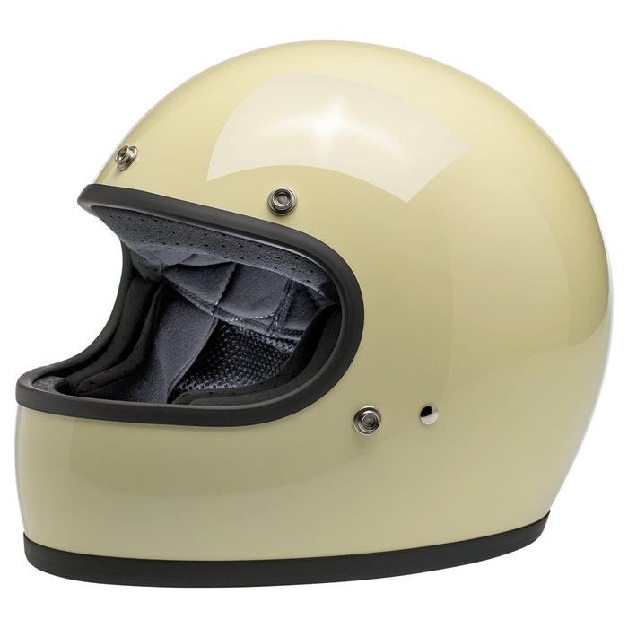 Biltwell Gringo – Gloss Vintage White – ECE Helmet