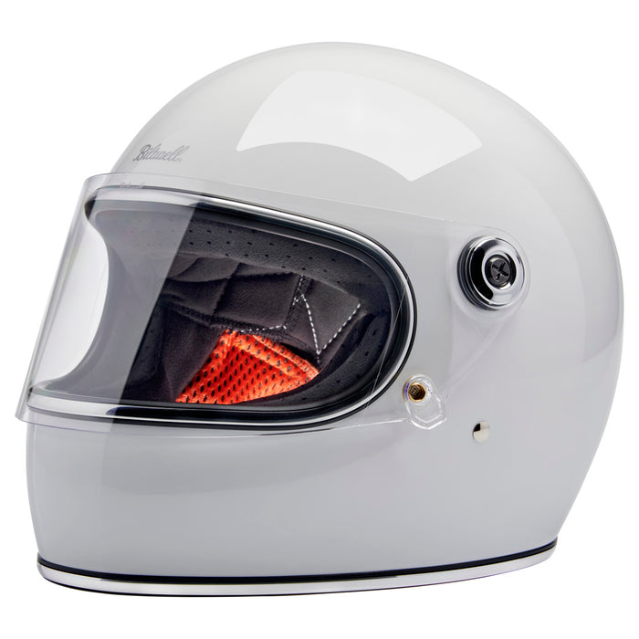 Biltwell Gringo S – Gloss White – ECE Helmet