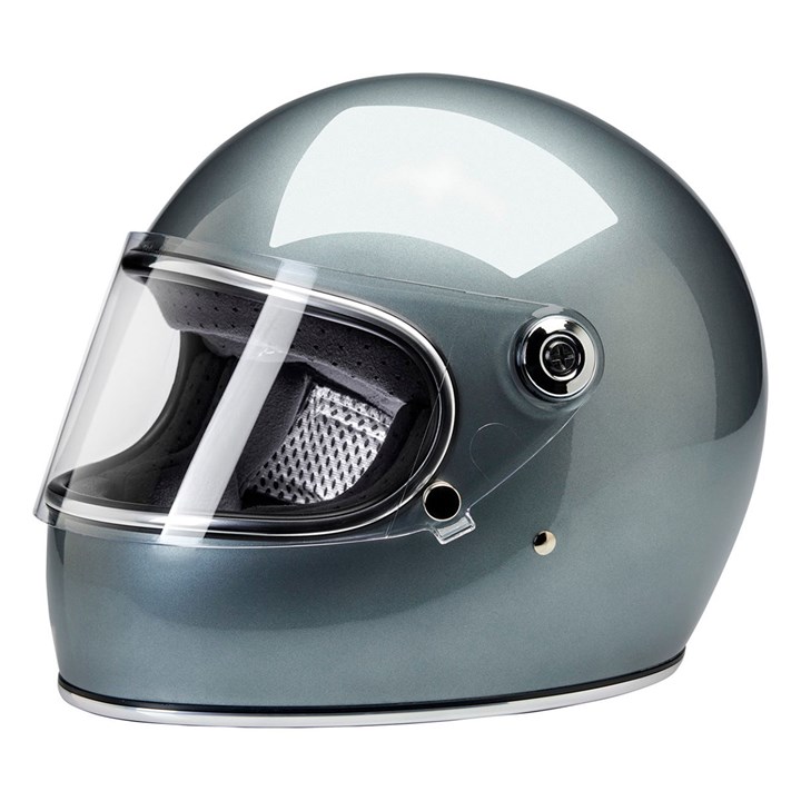 Biltwell Gringo S – Metallic Sterling – ECE Helmet