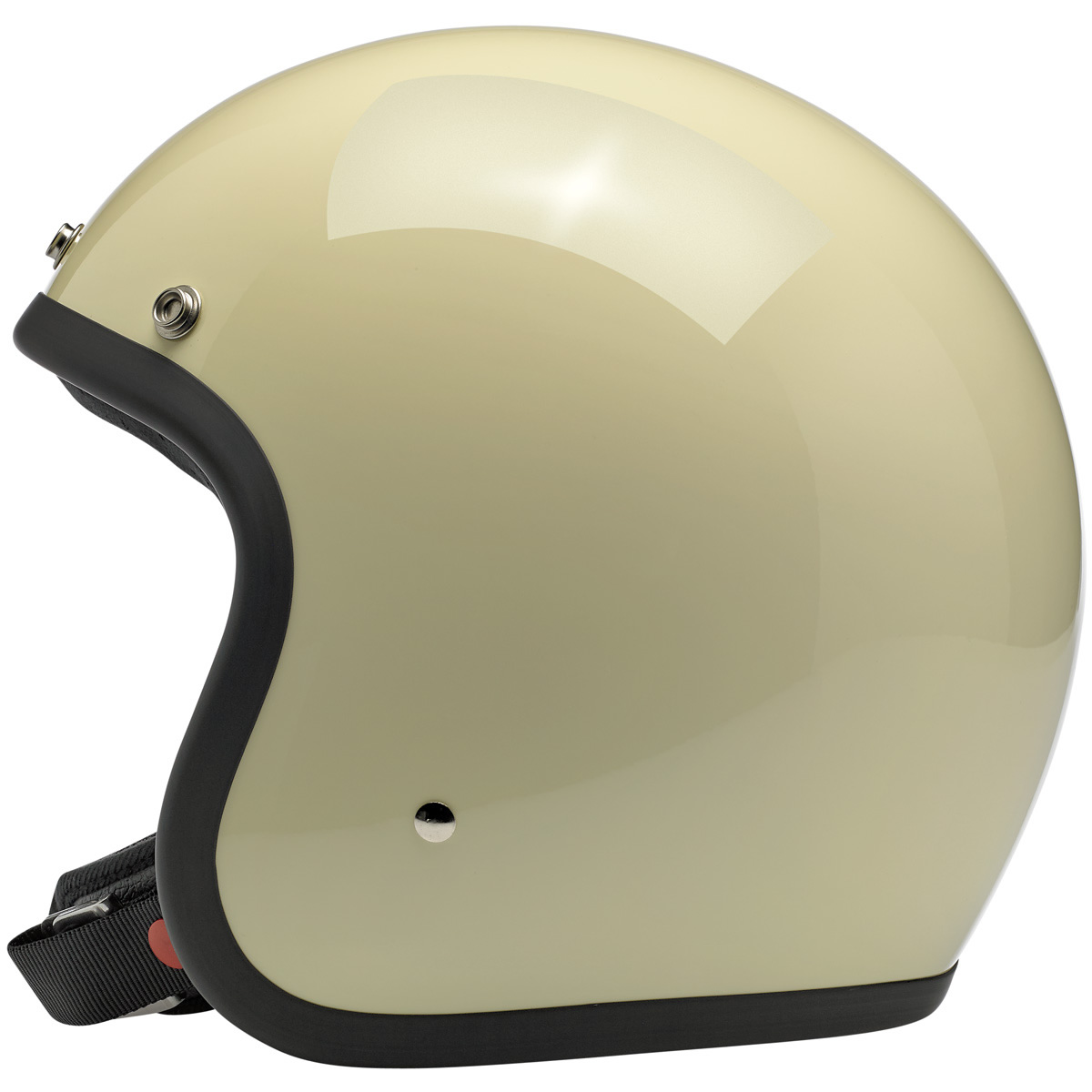 Biltwell Bonanza Gloss Vintage White Helmet