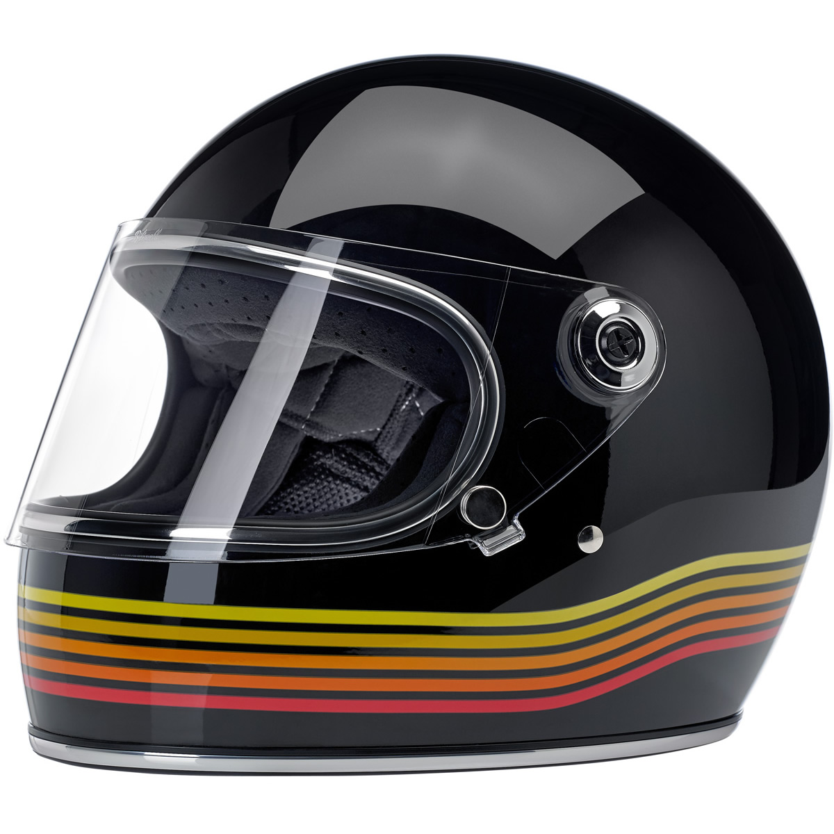 Biltwell Gringo S – Gloss Black Spectrum – ECE Helmet