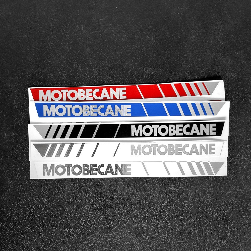 NEW Reproduction Motobecane tank decal set – assorted colors